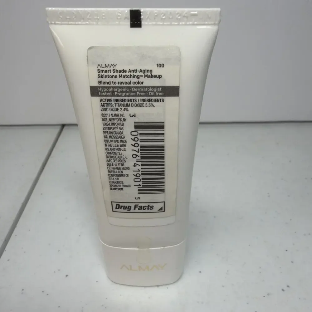 Almaty My Best Light SPF 20 Foundation Shade 100 Pale NEW